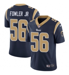 Men's Nike Los Angeles Rams #56 Dante Fowler Jr Navy Blue Team Color Vapor Untouchable Limited Player NFL Jersey