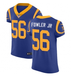 Men's Nike Los Angeles Rams #56 Dante Fowler Jr Royal Blue Alternate Vapor Untouchable Elite Player NFL Jersey