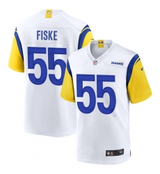 Men's Los Angeles Rams #55 Braden fiske White vapor untouchable limited Jersey