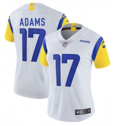 Women's Los Angeles Rams #17 Davante Adams White 2025 Vapor Untouchable Limited Stitched Jersey(Run Small)