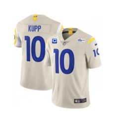 Men's Los Angeles Rams 2022 #10 Cooper Kupp Bone White With 3-star C Patch Vapor Untouchable Limited Stitched NFL Jersey