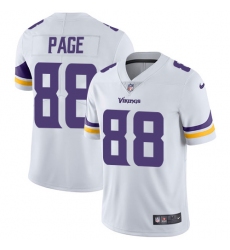 Youth Nike Minnesota Vikings #88 Alan Page White Vapor Untouchable Limited Player NFL Jersey
