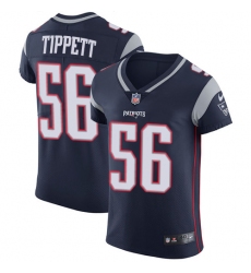 Men's Nike New England Patriots #56 Andre Tippett Navy Blue Team Color Vapor Untouchable Elite Player NFL Jersey