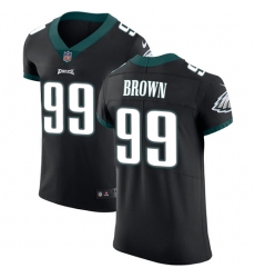 Men's Nike Philadelphia Eagles #99 Jerome Brown Black Alternate Vapor Untouchable Elite Player NFL Jersey