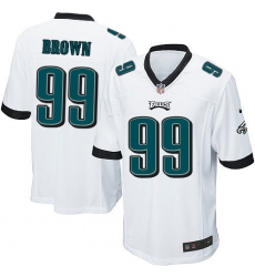 Men's Nike Philadelphia Eagles #99 Jerome Brown Game White NFL Jersey