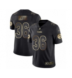 Men's Pittsburgh Steelers #36 Jerome Bettis Black Gold Vapor Untouchable Limited Player Football Jersey