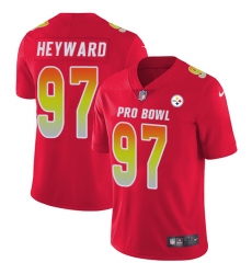 Men's Nike Pittsburgh Steelers #97 Cameron Heyward Limited Red 2018 Pro Bowl NFL Jersey