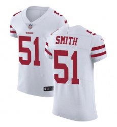 Men's Nike San Francisco 49ers #51 Malcolm Smith White Vapor Untouchable Elite Player NFL Jersey