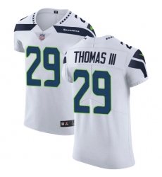 Men's Nike Seattle Seahawks #29 Earl Thomas III White Vapor Untouchable Elite Player NFL Jersey