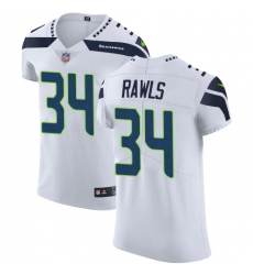 Men's Nike Seattle Seahawks #34 Thomas Rawls White Vapor Untouchable Elite Player NFL Jersey