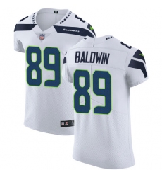 Men's Nike Seattle Seahawks #89 Doug Baldwin White Vapor Untouchable Elite Player NFL Jersey