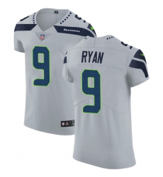 Men's Nike Seattle Seahawks #9 Jon Ryan Grey Alternate Vapor Untouchable Elite Player NFL Jersey