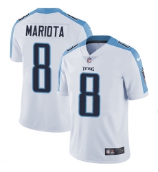 Youth Nike Tennessee Titans #8 Marcus Mariota Elite White NFL Jersey