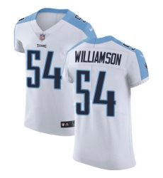 Men's Nike Tennessee Titans #54 Avery Williamson White Vapor Untouchable Elite Player NFL Jersey