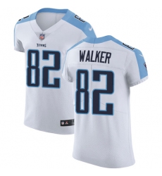 Men's Nike Tennessee Titans #82 Delanie Walker White Vapor Untouchable Elite Player NFL Jersey