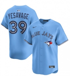 Men's Toronto Blue Jays #39 Trey Yesavage Powder Blue MLB Baseball Player Jersey