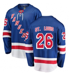 Men's New York Rangers #26 Martin St. Louis Fanatics Branded Royal Blue Home Breakaway NHL Jersey