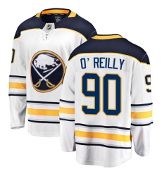 Men's Buffalo Sabres #90 Ryan O'Reilly Fanatics Branded White Away Breakaway NHL Jersey