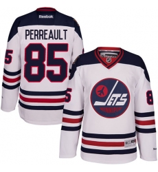 Men's Reebok Winnipeg Jets #85 Mathieu Perreault Authentic White 2016 Heritage Classic NHL Jersey