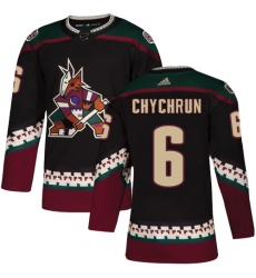 Youth Adidas Arizona Coyotes #6 Jakob Chychrun Premier Black Alternate NHL Jersey