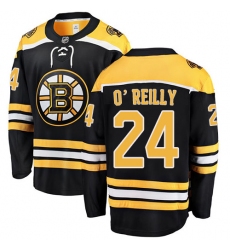 Youth Boston Bruins #24 Terry O'Reilly Authentic Black Home Fanatics Branded Breakaway NHL Jersey