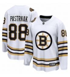 Men's Boston Bruins #88 David Pastrnak adidas Cream Primegreen Authentic Pro Player Jersey