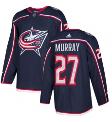 Youth Adidas Columbus Blue Jackets #27 Ryan Murray Authentic Navy Blue Home NHL Jersey