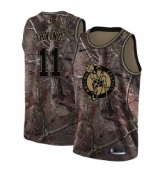 Women's Nike Boston Celtics #11 Kyrie Irving Swingman Camo Realtree Collection NBA Jersey