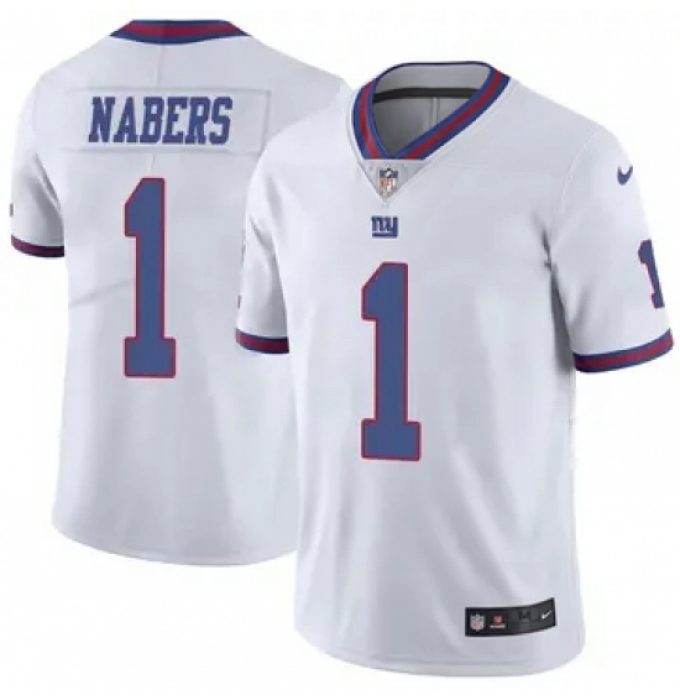 Youth New York Giants #1 Malik Nabers Nike Color Rush Nike Stitched Jersey