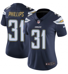 Women's Nike Los Angeles Chargers #31 Adrian Phillips Navy Blue Team Color Vapor Untouchable Elite Player NFL Jersey