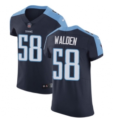 Men's Nike Tennessee Titans #58 Erik Walden Navy Blue Alternate Vapor Untouchable Elite Player NFL Jersey