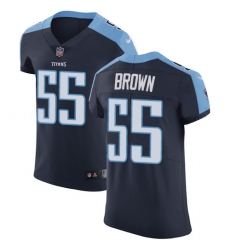 Men's Nike Tennessee Titans #55 Jayon Brown Navy Blue Alternate Vapor Untouchable Elite Player NFL Jersey
