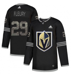 Men's Adidas Vegas Golden Knights #29 Marc-Andre Fleury Black Authentic Classic Stitched NHL Jersey