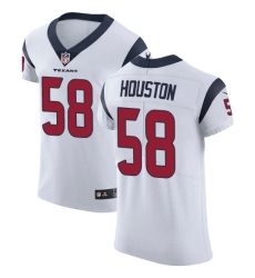 Men's Nike Houston Texans #58 Lamarr Houston White Vapor Untouchable Elite Player NFL Jersey