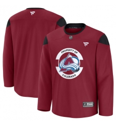 Men's Colorado Avalanche Burgundy 2024-25 Team Practice Stitched Jersey