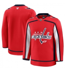 Men's Washington Capitals Blank Red 2024-25 Home Stitched Hockey Jersey