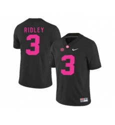 Alabama Crimson Tide 3 Calvin Ridley Black 2018 Breast Cancer Awareness College Football Jersey