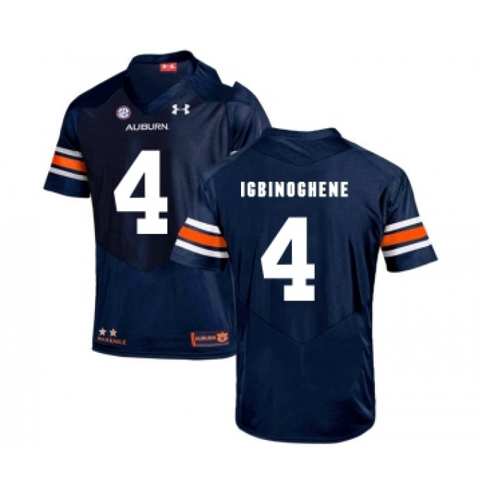 Auburn Tigers 4 Noah Igbinoghene Navy College Football Jersey