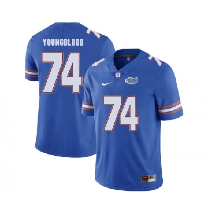 Florida Gators 74 Jack Youngblood Blue College Football Jersey