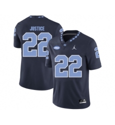 North Carolina Tar Heels 22 Charlie Justice Black College Football Jersey