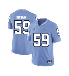 North Carolina Tar Heels 59 Andy Bershak Blue College Football Jersey