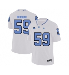 North Carolina Tar Heels 59 Andy Bershak White College Football Jersey