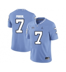 North Carolina Tar Heels 7 Austin Proehl Blue College Football Jersey