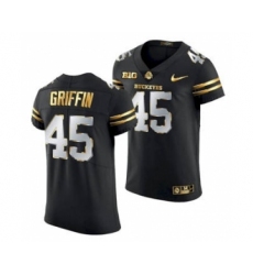 Men's Ohio State Buckeyes Archie Griffin Black Golden Edition Jersey 2020-21