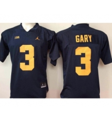 Michigan Wolverines 3 Rashan Gary Navy College Football Jersey