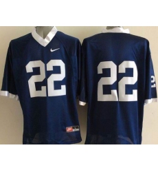 Penn State Nittany Lions #22 Navy Blue Stitched NCAA Jersey