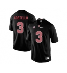 Stanford Cardinal 3 K.J. Costello Blackout College Football Jersey