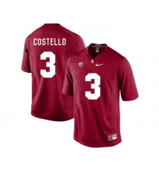Stanford Cardinal 3 K.J. Costello Cardinal College Football Jersey