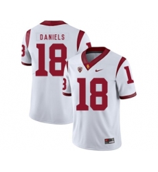 USC Trojans 18 JT Daniels White College Football Jersey