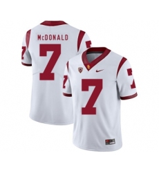 USC Trojans 7 T.J. McDonald II White College Football Jersey